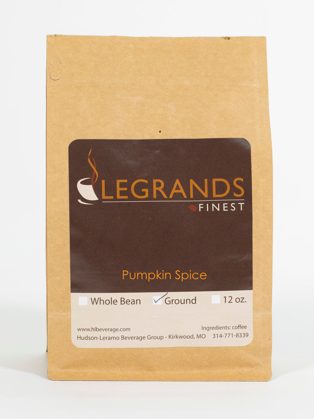 LeGrands Finest Pumpkin Spice Ground Coffee